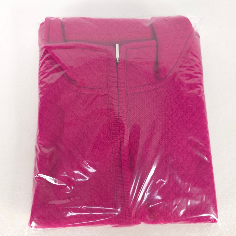 Karen Scott Sport Quilted Full Zip Vest Woman 2X Pink Barbiecore Athleisure Cozy - Picture 8 of 16